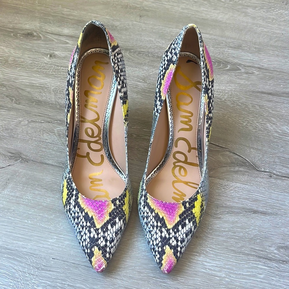 Sam Edelman Hazel Snakeprint Pump 9.5M